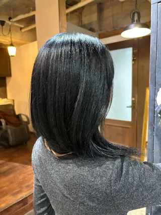 ミディアム カラー 野口 和真のヘアスタイル