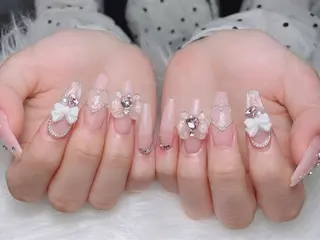 ネイル Sora  Nail 長さ出し専門店のネイルデザイン