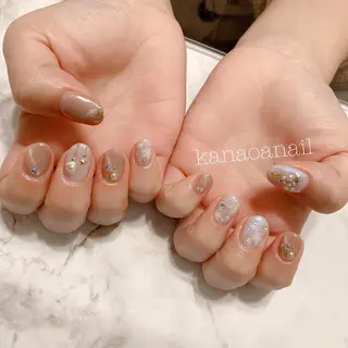 ネイル 地爪育成💅 kanaoanailのネイルデザイン