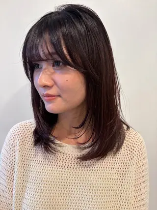 ミディアム Nico☺︎🎀YU レイヤー/カットのヘアスタイル