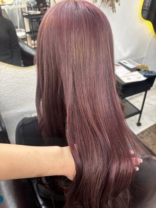 カラー 🫧yumena🫧 艶カラー特化🖤大宮のヘアスタイル
