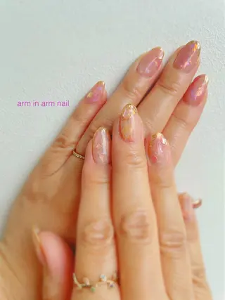 ネイル arm in arm ︎✿Yamamotoのマツエク・マツパデザイン
