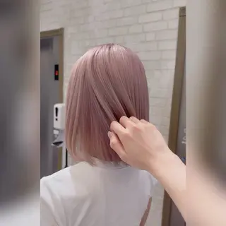 ミディアム カラー 高橋 奏のヘアスタイル