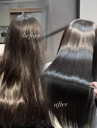 ロング rin 縮毛矯正/ 髪質改善のヘアスタイル