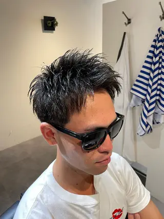 ショート 下山 けいんのヘアスタイル