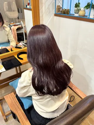 ロング カラー RINNO🌷透明感 カラー/髪質改善のヘアスタイル