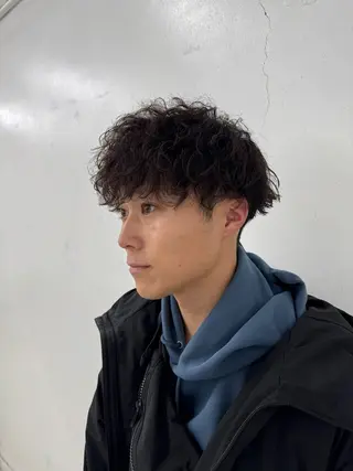 メンズ 柏メンズパーマ特化 蛯谷 晃裕のヘアスタイル