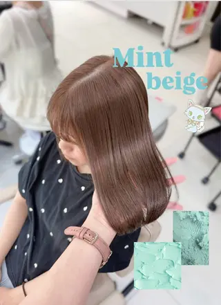 ミディアム 褒められヘア×顔周り カットRena🎀のヘアスタイル