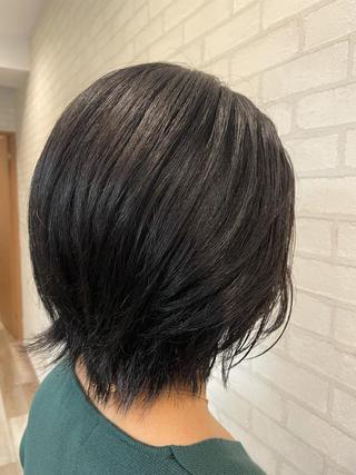 ミディアム カラー 🐤 ゆい🐓のヘアスタイル