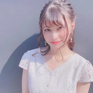 セミロング 太田 斗志のヘアスタイル