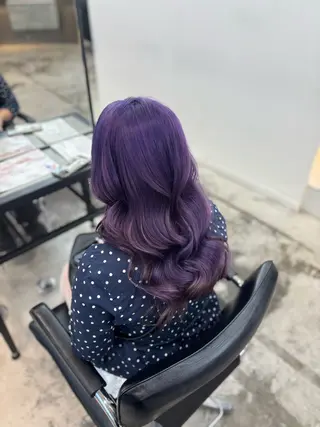 ロング カラー レイヤー sala 推しカラー職人🎀のヘアスタイル
