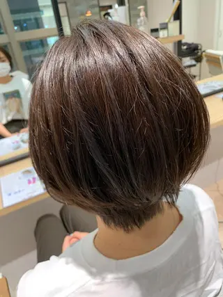 ショート カラー 金久保亮/パパ美容師 /パーマ/髪質改善のヘアスタイル