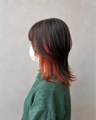 ミディアム カラー 【enil代表】 杉林和哉のヘアスタイル