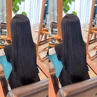 ロング カラー RINNO🌷透明感 カラー/髪質改善のヘアスタイル