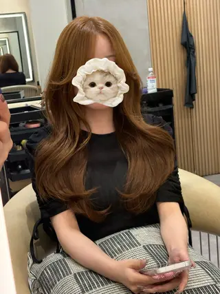 ロング カラー YUI 透明感🌱 艶カラー🍓浦和のヘアスタイル