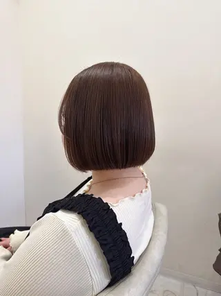 ショート カラー 🫧ショート・ボブ・ 似合わせ🫧井上歩のヘアスタイル