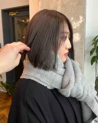 ミディアム ハシモトタケル🌿 ボブ/レイヤーカットのヘアスタイル