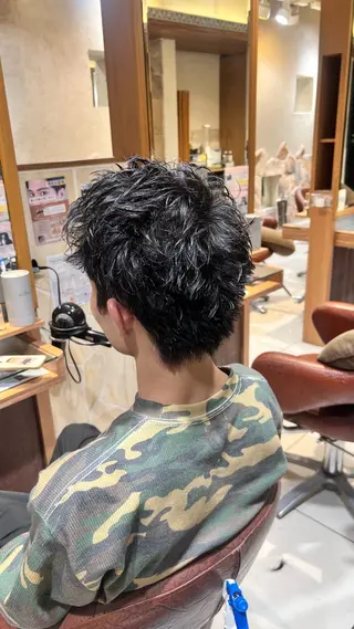 ショート メンズ 新宿/メンズパーマ/ メンズ特化/和田瑞生のヘアスタイル