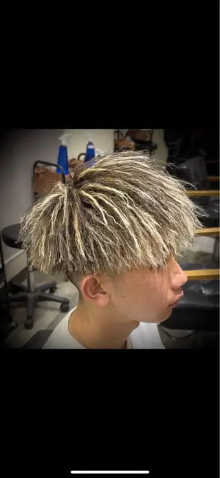 カラー パーマ メンズ メンズパーマ特化/ 建部蓮のヘアスタイル