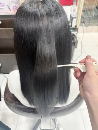 ミディアム 艶カラー/縮毛矯正 🩶Kai🐏のヘアスタイル