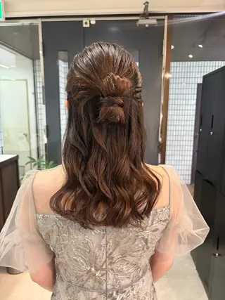 セミロング ヘアアレンジ yoro /ミホのヘアスタイル