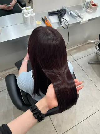 ロング Maya /カラーモデルのヘアスタイル