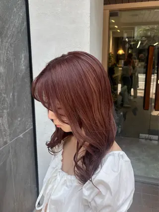 セミロング 石原 望来のヘアスタイル