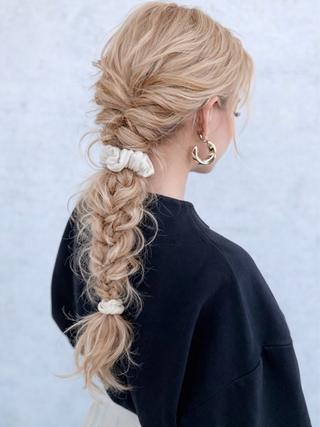 ロング カラー ヘアアレンジ Gdobant 美玲のヘアスタイル