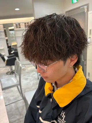 ショート メンズ美容師/ フェザー/池戸晴也のヘアスタイル