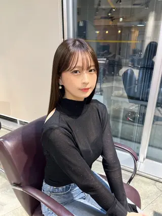 ロング カラー 🎀ハイトーン・艶 カラー HANA🎀のヘアスタイル