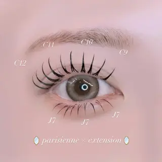 マツエク・マツパ UNPLAN MOMOのマツエク・マツパデザイン