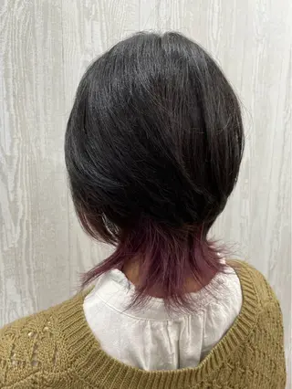 ミディアム カラー 石田 唯斗のヘアスタイル
