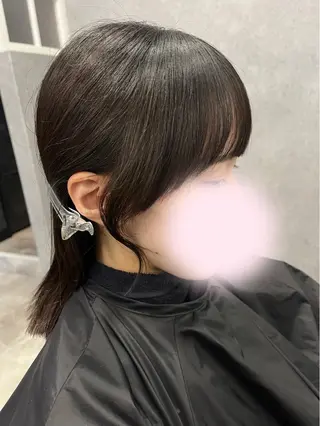 ミディアム 加藤 碧唯のヘアスタイル
