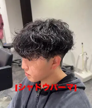 ショート パーマ メンズ 河合 倖宏のヘアスタイル