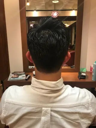 ショート メンズ 銀座フリーランススタ イリストMIYUKIのヘアスタイル