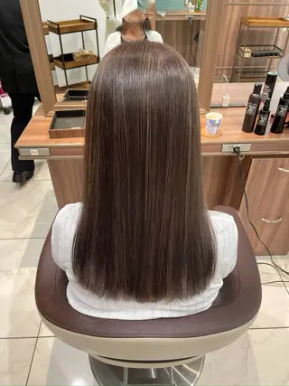 ロング カラー レイヤーカット 💎Ash茗荷谷💎のヘアスタイル