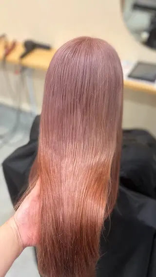 ロング カラー 🎀透明感カラー /ケアブリーチ🎀のヘアスタイル