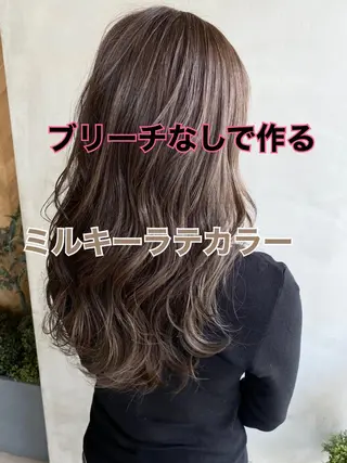 ロング カラー ヘアアレンジ マツエク・マツパ 夜23時まで予約🉑 reverieあきらのヘアスタイル
