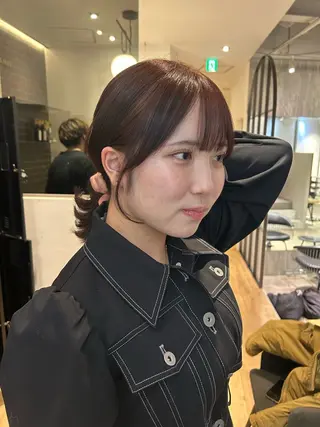 ミディアム 森山 葵のヘアスタイル