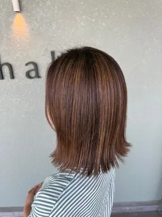 ミディアム 堀水 康太のヘアスタイル