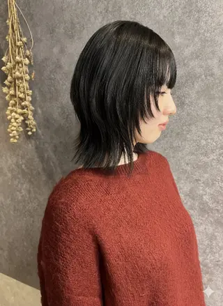 ミディアム 中山 柊佑のヘアスタイル