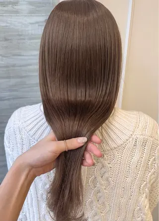 ロング カラー NANO/ ブリーチ×レイヤーのヘアスタイル