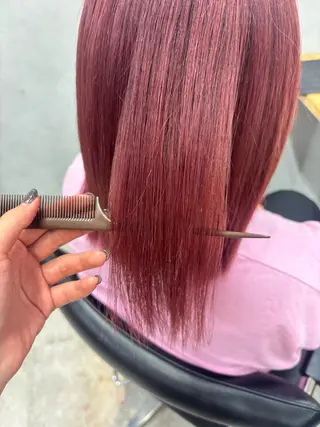ミディアム 透明カラー✨️ みた ももかのヘアスタイル
