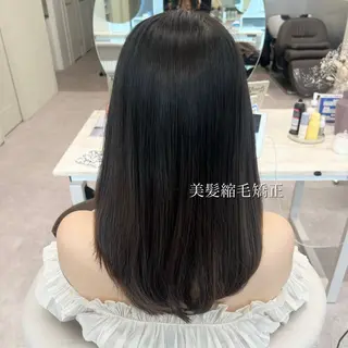 セミロング 美髪矯正/シークレッ トハイライト🤍りさのヘアスタイル