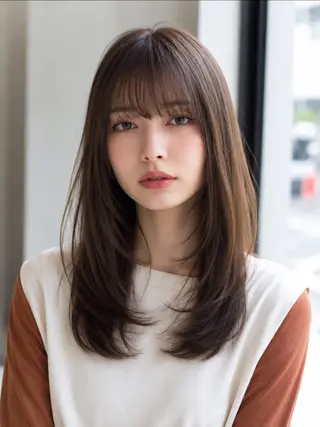 セミロング カラー ✨毛髪診断で絶対綺麗 ✨美髪艶髪専門✨高浪のヘアスタイル