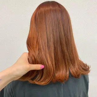 ミディアム カラー もりたみかこ 美容師お休み中のヘアスタイル