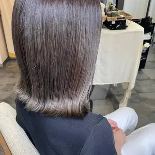 ミディアム カラー 吉村 夏椰のヘアスタイル