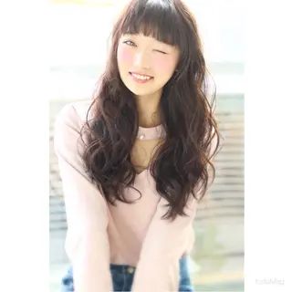 ロング dealers カルロスのヘアスタイル