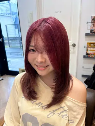 セミロング カラー goen/射水/北田 千恵のヘアスタイル