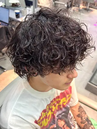 ショート パーマ メンズ Miura Kaitoのヘアスタイル